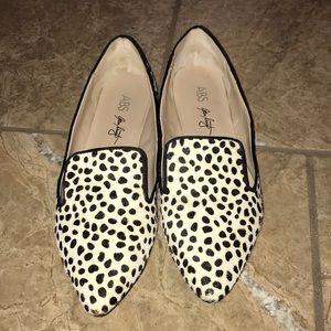 ABS Allen Schwartz Animal Print Flats